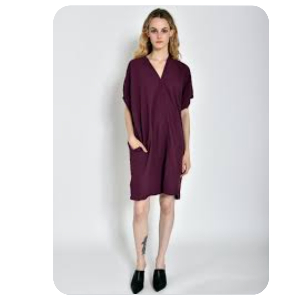 NWT Uzi NYC maroon dress szM
